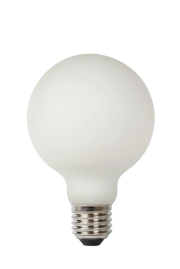 Lucide G80 - Glühfadenlampe - Ø 8 cm - LED 3 StepDim - E27 - 1x8W 2700K - Opal - ausgeschaltet